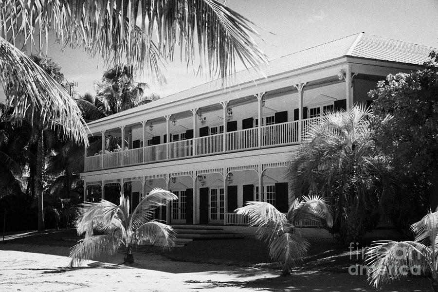 Architecture Photograph - Pierres Restaurant Two Story Plantation House Islamorada Florida Keys Usa by Joe Fox