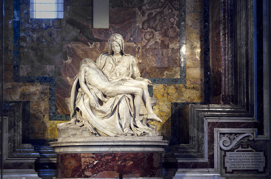 Pieta By Michelangelo, St. Peters Photograph by Kenneth Murray