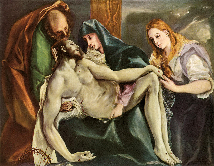 El Greco Painting - Pieta by El Greco