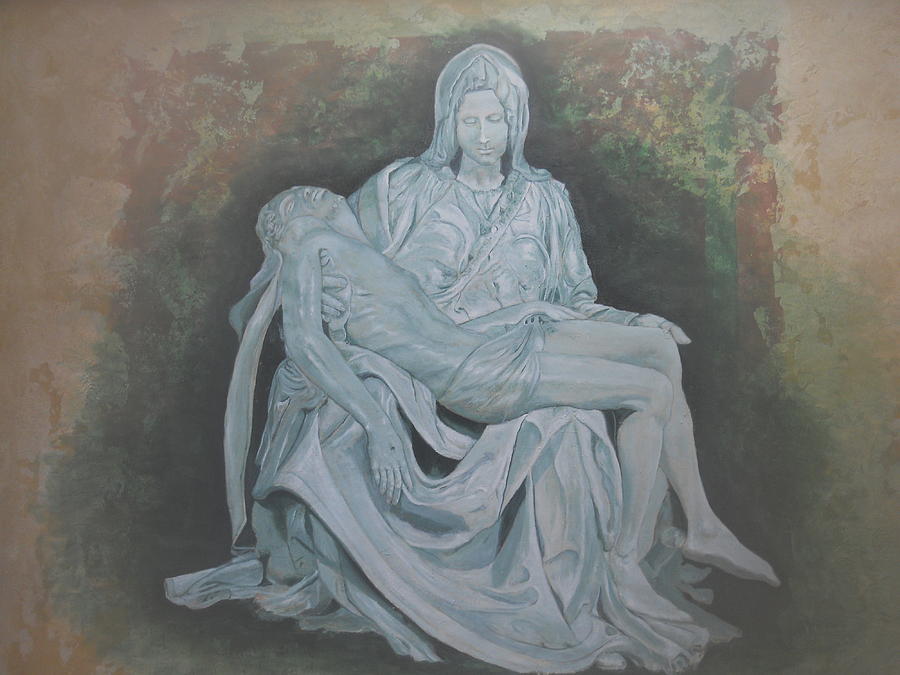 Pieta Painting by Robert Hulbert - Pixels