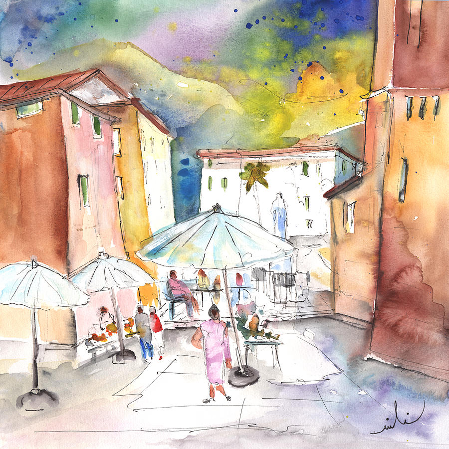 City Painting - Pietrasanta in Italy 03 by Miki De Goodaboom