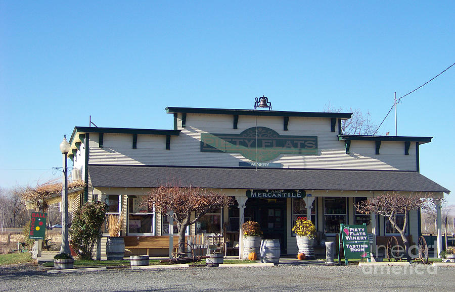 Piety Flats Winery and Mercantile Photograph by Charles Robinson