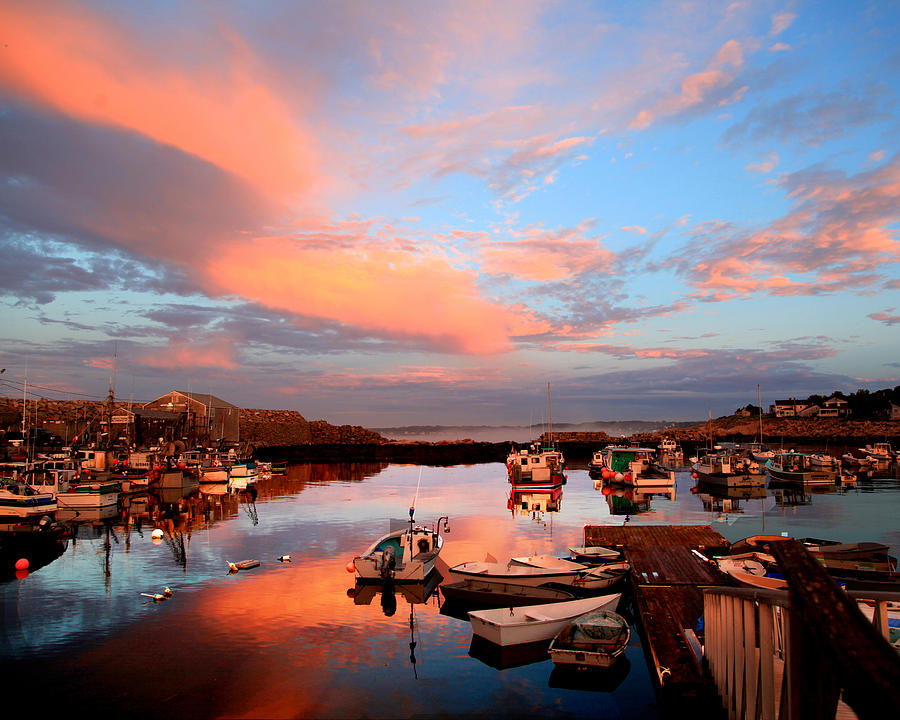 Pigeon Cove Harbor Photograph by Elaine Somers | Fine Art America