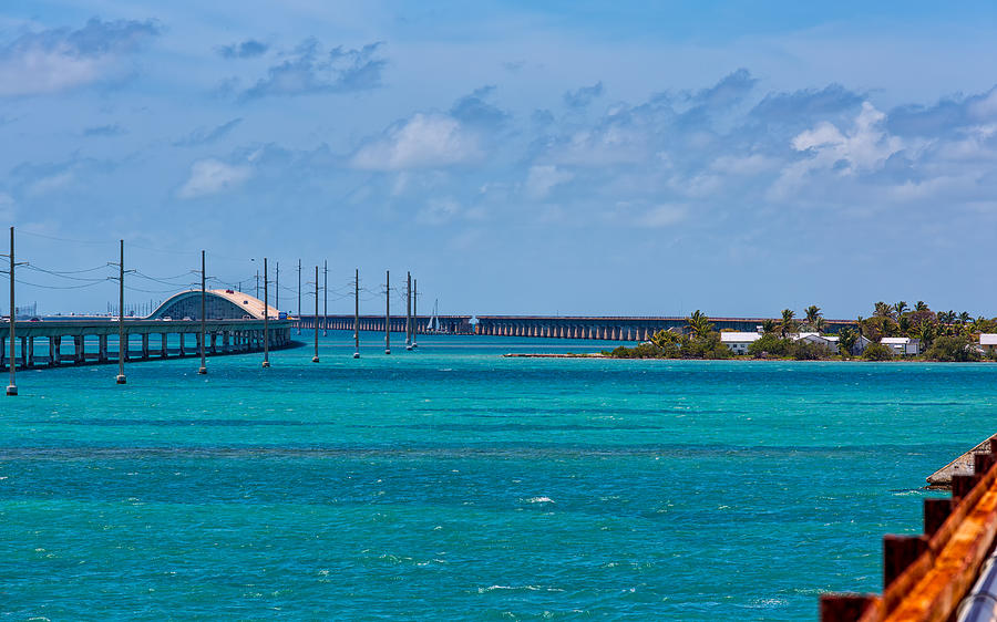 Pigeon Key And The Overseas Highway. Photograph