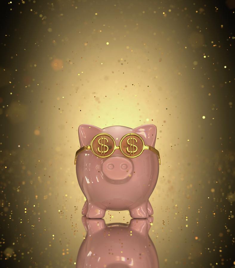 Piggy Bank Photograph by Ktsdesign