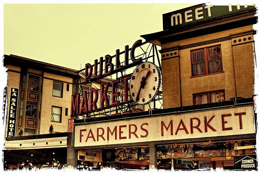 Pike Place Market - Seattle Washington Photograph