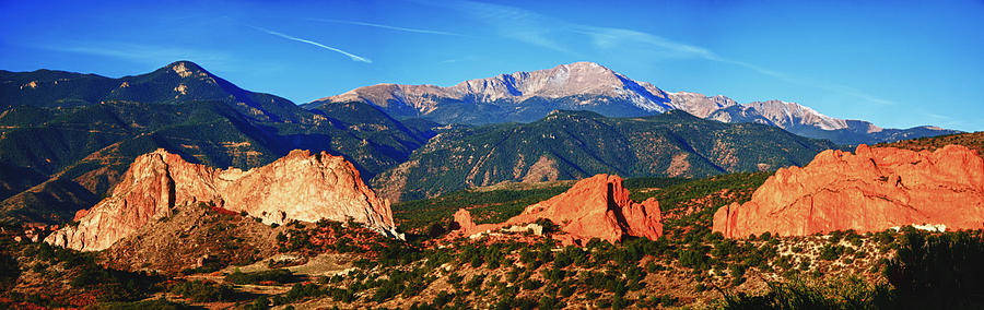 Pikes Peak And Garden Of The Gods Photograph by Bruce Hamel - Fine Art ...