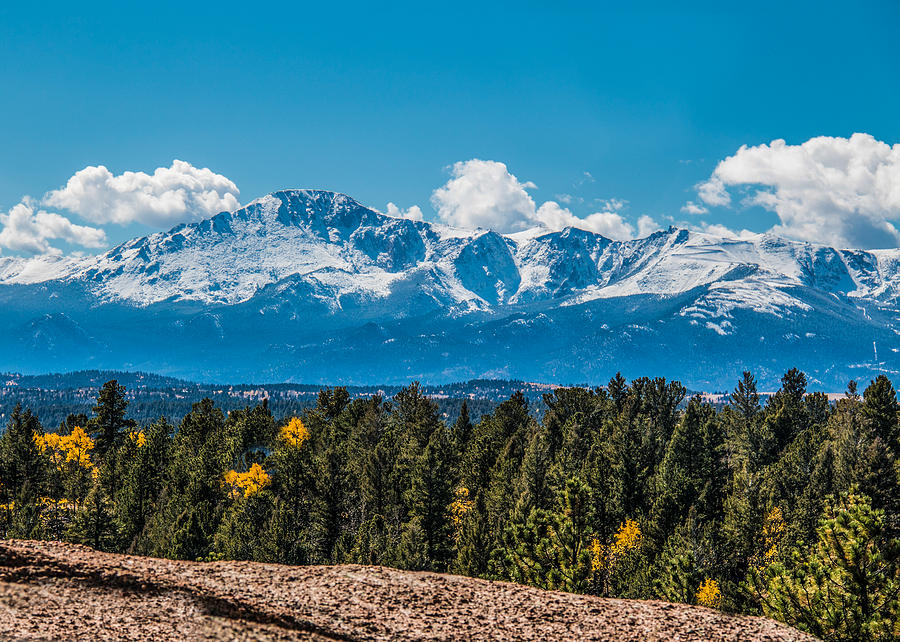 Pikes Peak from Mt. Herman Photograph by Dawn Key
