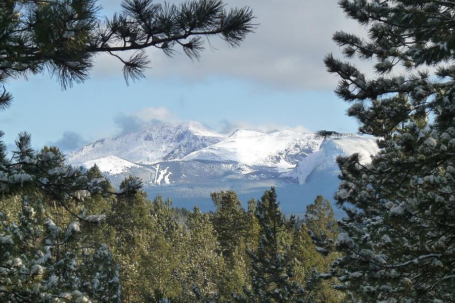 Pikes Peak on a Beautiful Day Photograph by Marilyn Burton - Fine Art ...