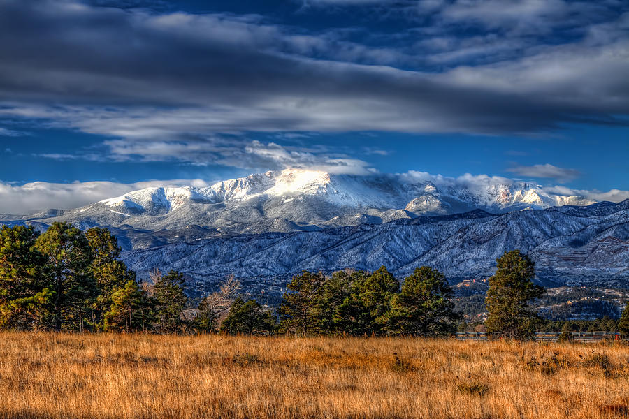 Colorado Springs Photograph - Pikes Peak by Tom Weisbrook