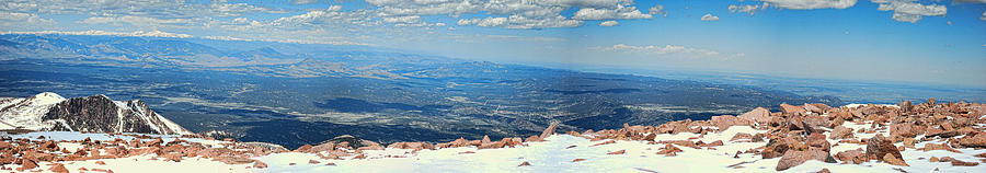 Pikes Peak Vista Photograph by Paulette B Wright