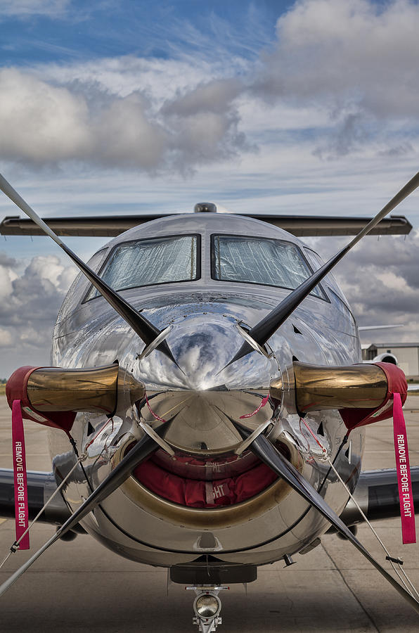 Airplane Photograph - Pilatus by Nathan Gingles