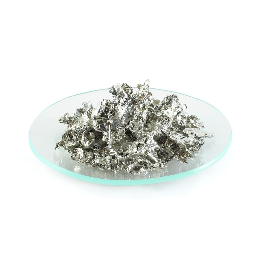 Pile Of Tin Granules Photograph by Science Photo Library