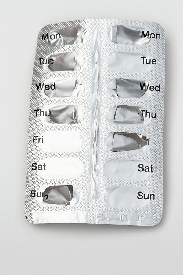 Pill Packet Photograph by Emmeline Watkins/science Photo Library