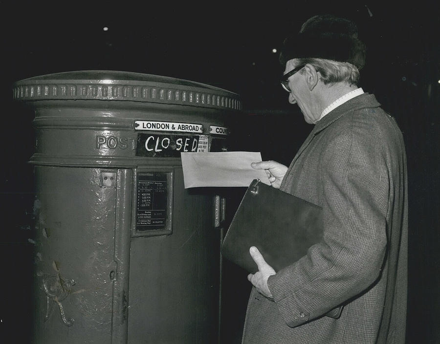 Pillar Boxes Closed In The City Owning To Bombs Photograph by Retro Images Archive
