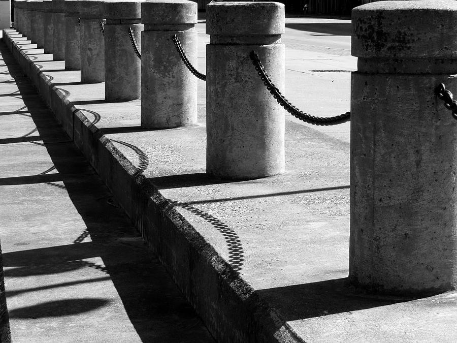 Pillars and Chains Photograph by Shawna Rowe