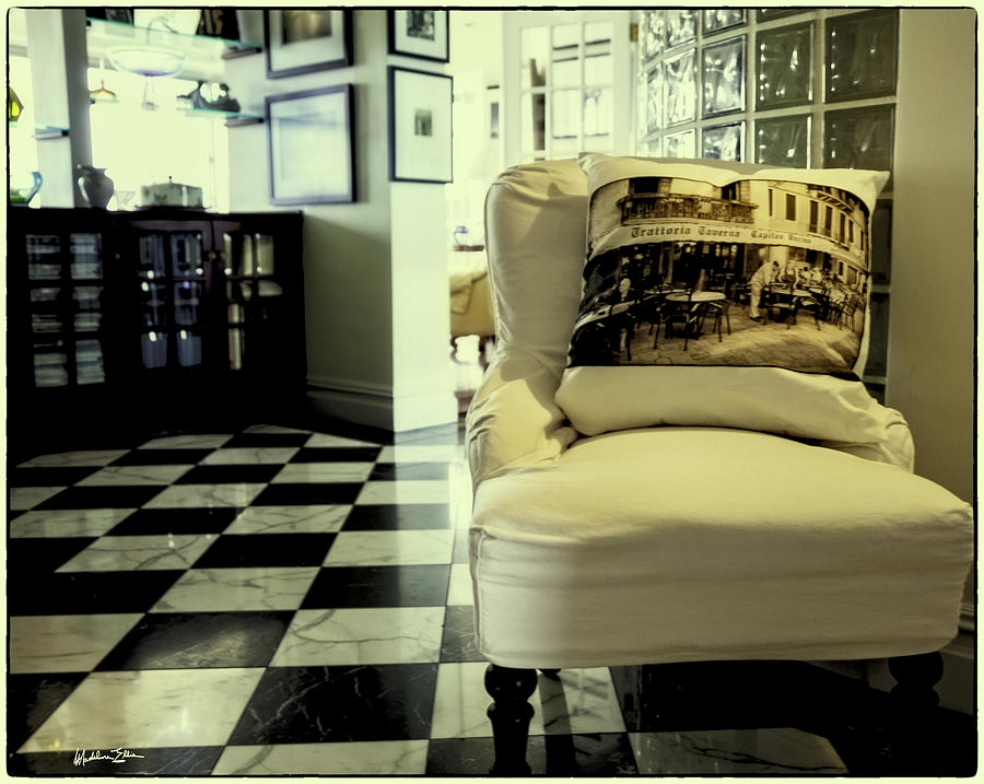 Pillow Story aka Cafe in Venice Photograph by Madeline Ellis