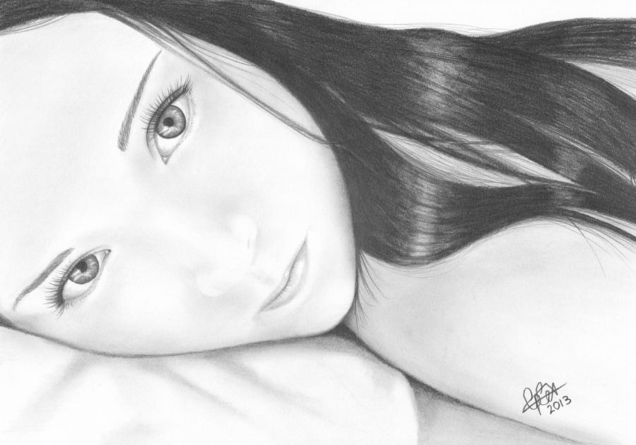 Black And White Drawing - Pillow talk by Chris Cox