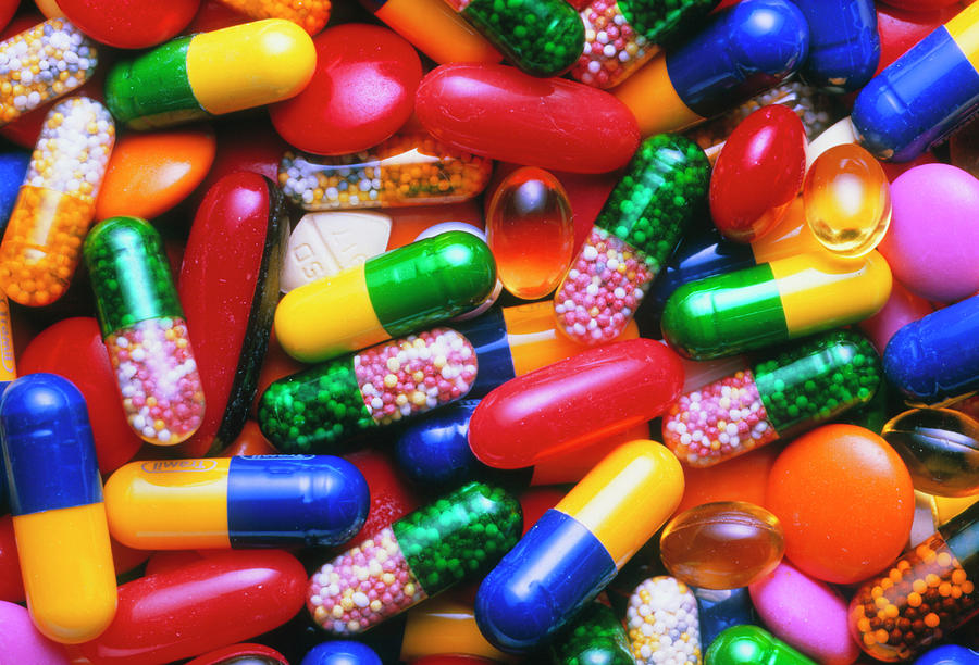 Pills And Capsules Photograph by Martin Dohrn/science Photo Library