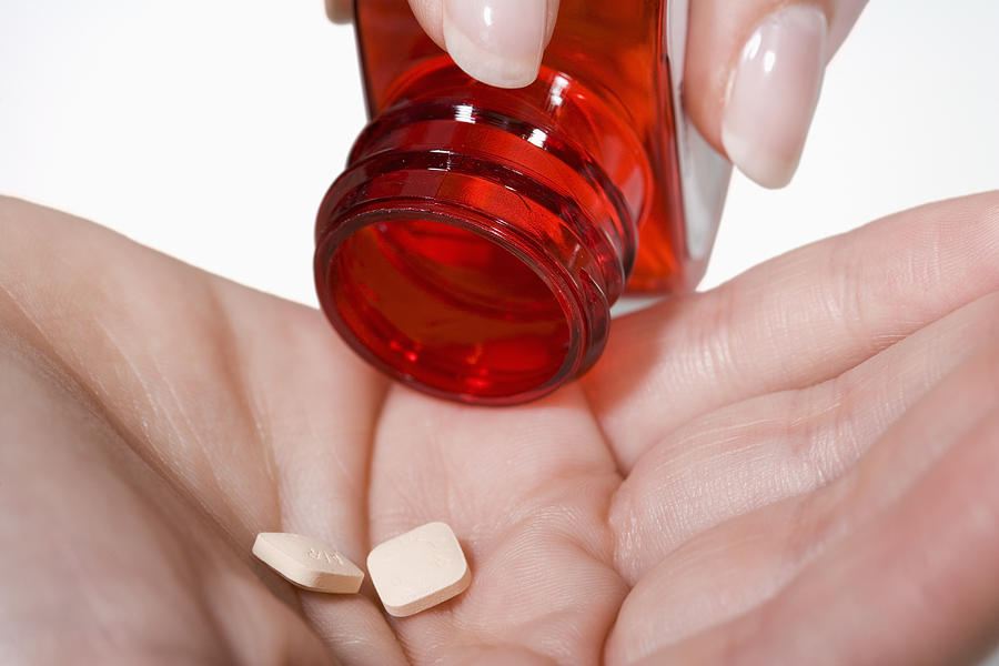 Pills In Hand Photograph by Science Stock Photography