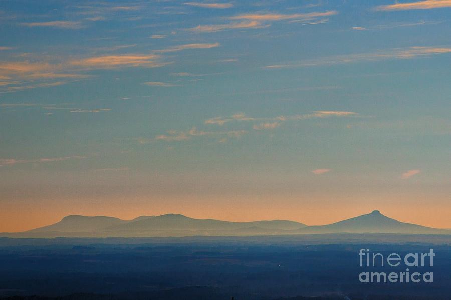 Pilot Mountain and the Saurtown Mountains Photograph by John Harmon
