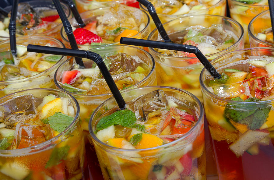 Pimms Drinks Photograph by Chris Clark