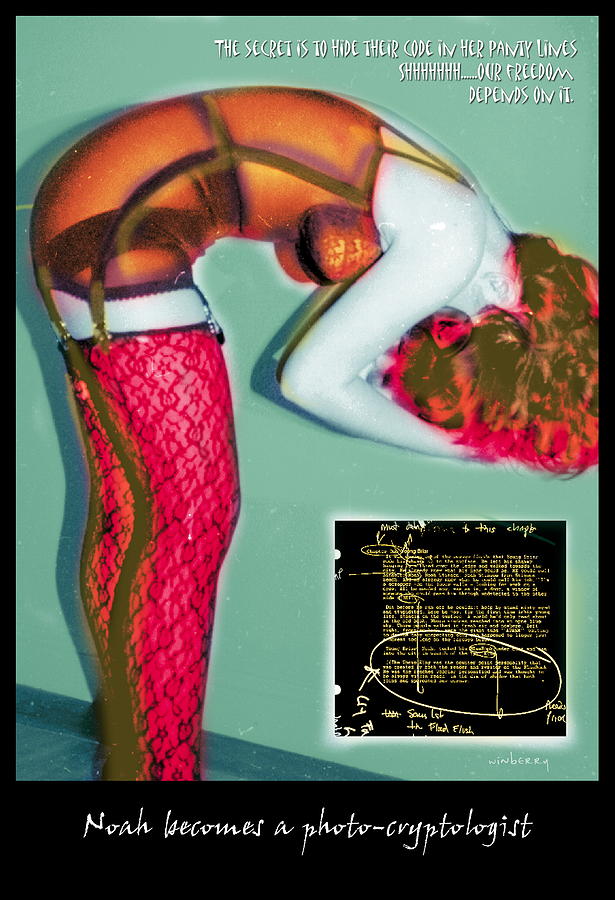 Pin Up Number 12 Digital Art by Bob Winberry
