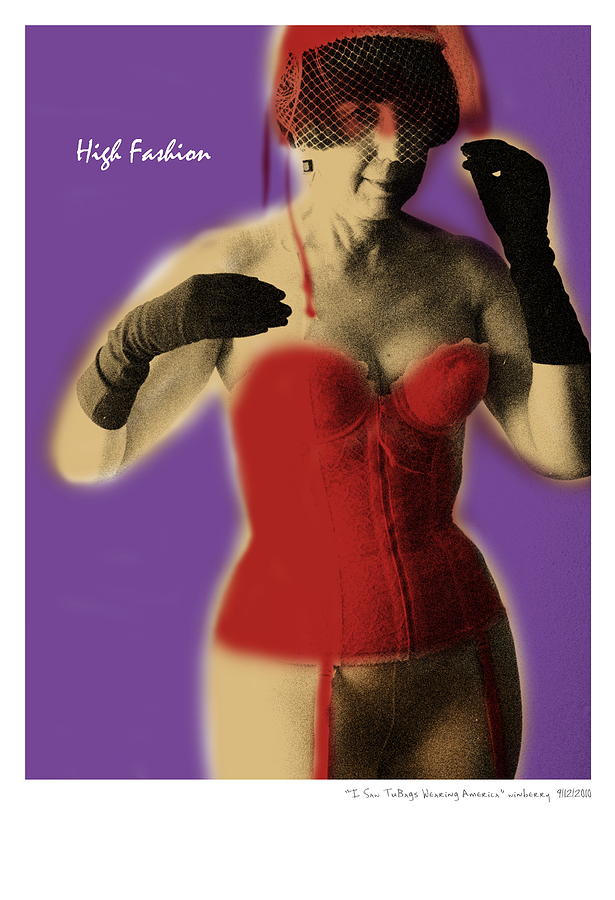 Pin Up Number 8 Digital Art by Bob Winberry
