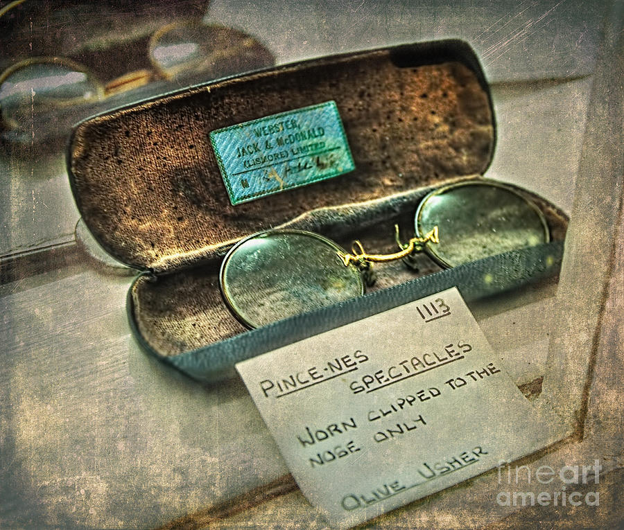 Pince-nez Spectacles Photograph by Kaye Menner