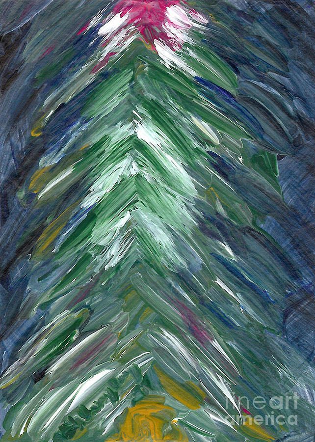 Nature Painting - Pine 2 by Helena M Langley