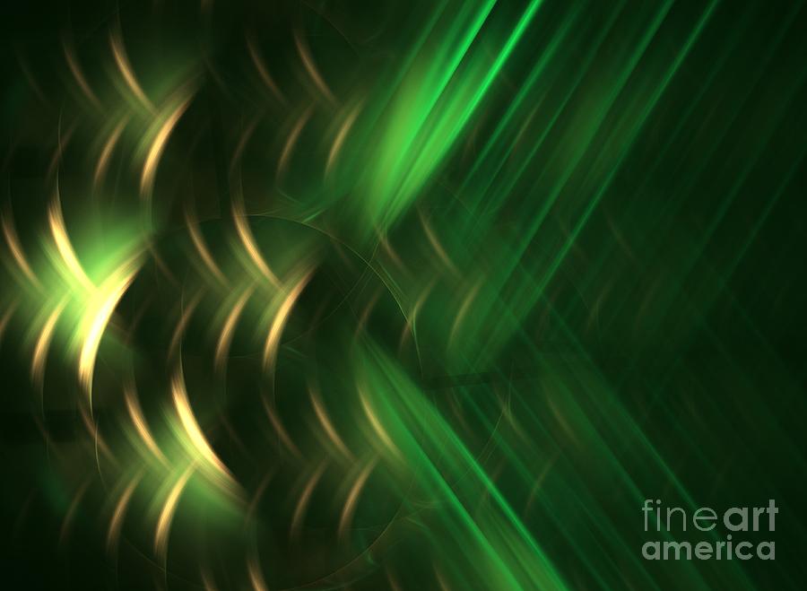 Abstract Digital Art - Pine by Kim Sy Ok