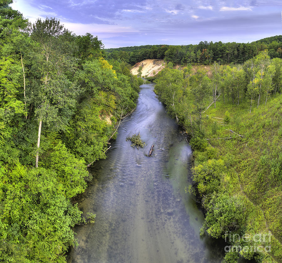 Bridge Photograph - Pine River by Twenty Two North Photography