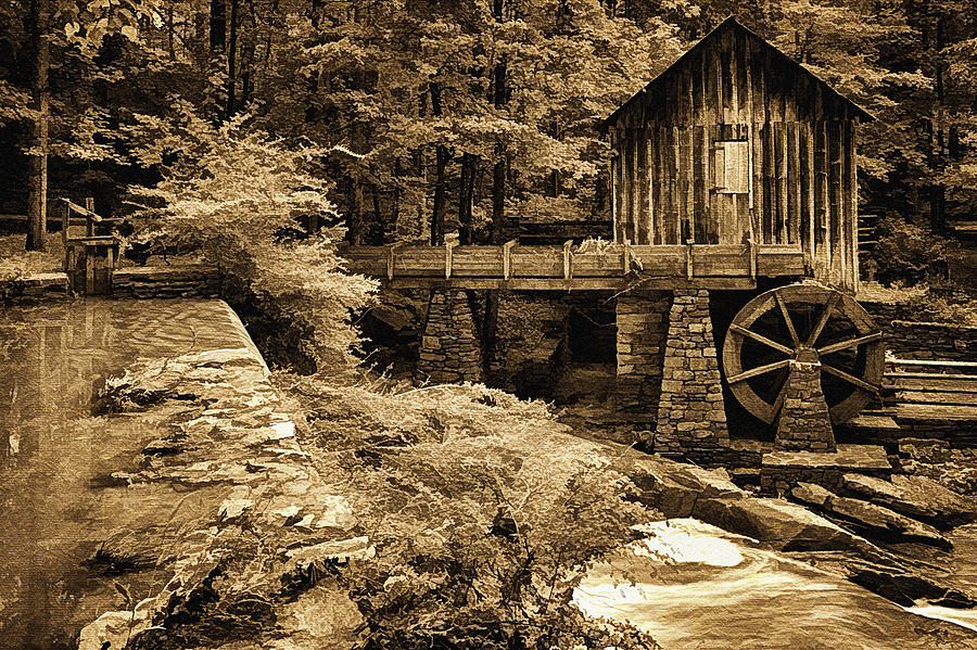 Pine Run Grist Mill Photograph by Priscilla Burgers
