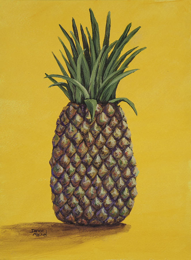 Pineapple 4 Painting by Darice Machel McGuire