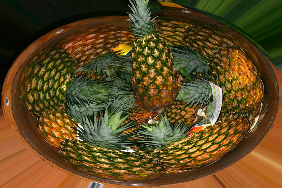Pineapple Bowl Photograph by Jim Baker
