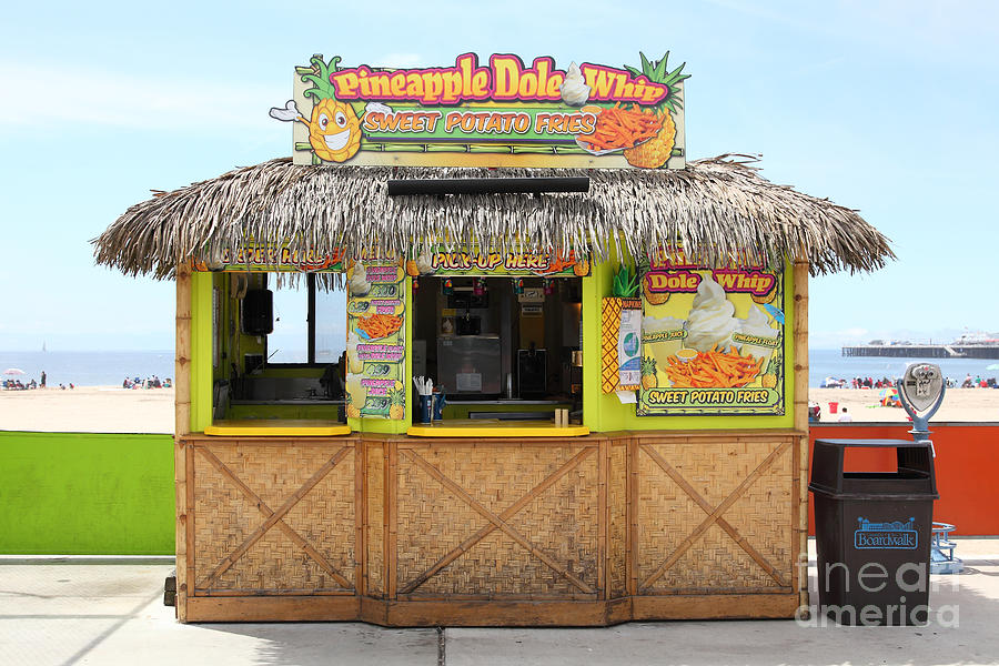 Pineapple Dole Whip At The Santa Cruz Beach Boardwalk California