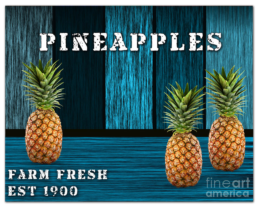Pineapple Farm Mixed Media by Marvin Blaine