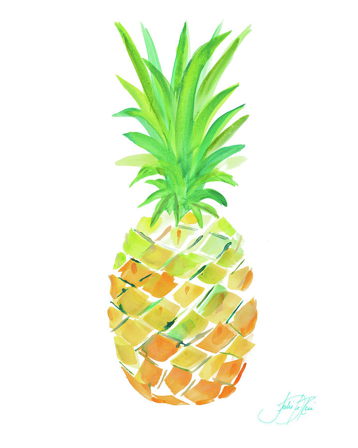 Pineapple Painting - Pineapple II by South Social D
