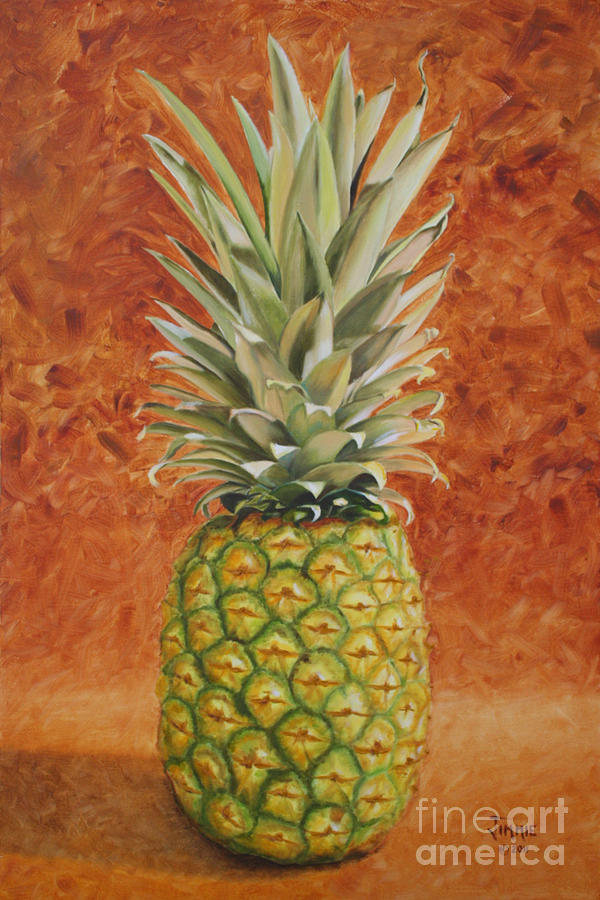 Pineapple Painting by Jimmie Bartlett - Fine Art America