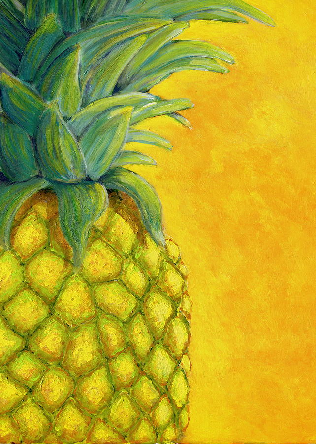 Pineapple Painting by Karyn Robinson