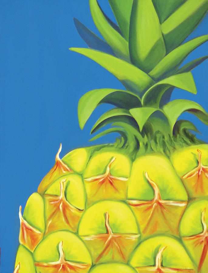 Pineapple Painting - Pineapple by Laura Dozor