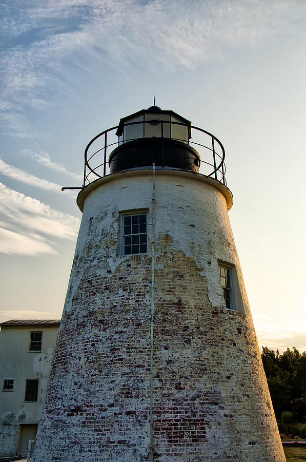 Lighthouse Photograph - Piney Point Maryland Lighthouse by Bill Cannon