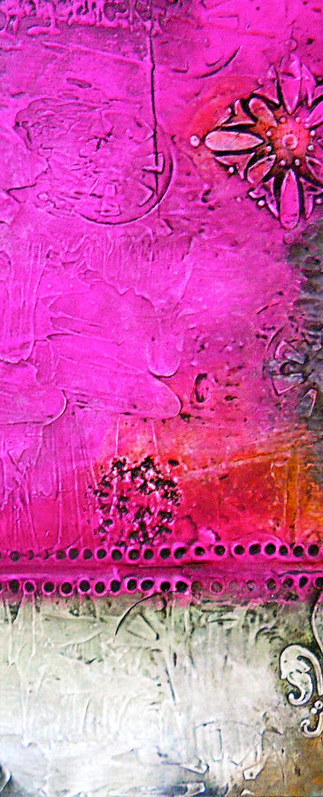 Pink Abstract Painting Fine Art Print Painting