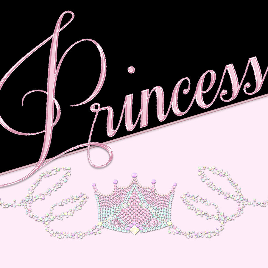 Pink and Black Princess Digital Art by Legend Imaging