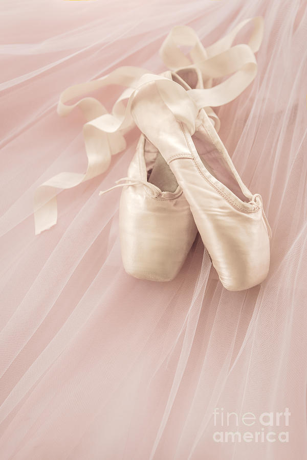 Ballet Photograph - Pink Ballet Shoes by Diane Diederich