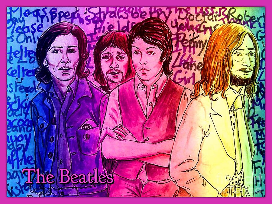 Pink Beatles from Rainbow series Photograph by Joan-Violet Stretch