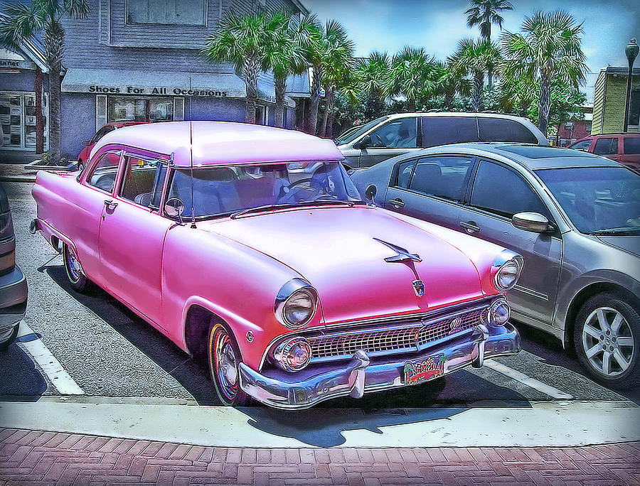 Pink Beauty in the Parking-Lot Photograph by Hanny Heim