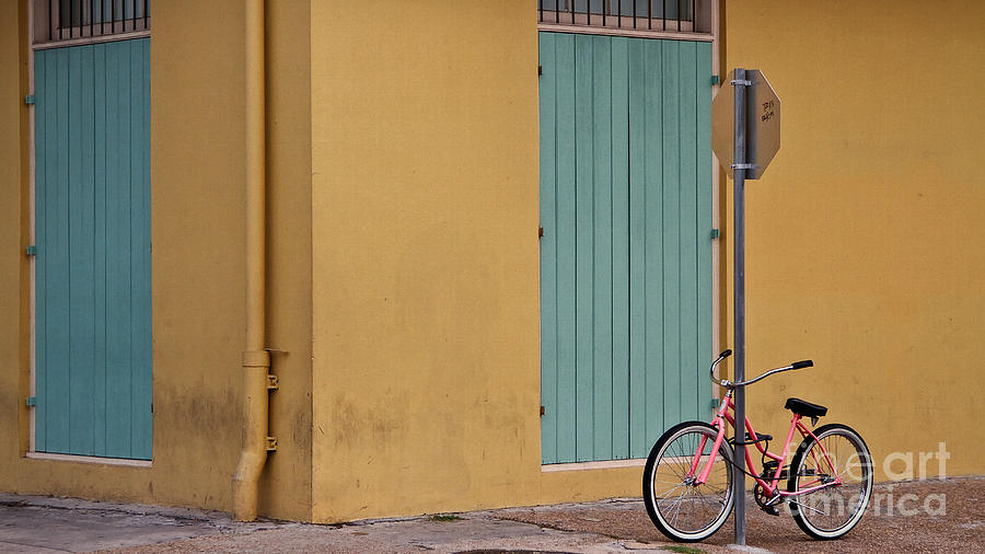 Pink Bike New Orleans Photograph by Jarrod Erbe