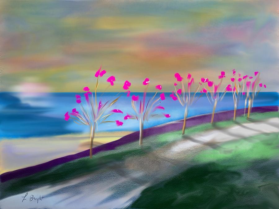 Pink Blossoms Digital Art by Frank Bright