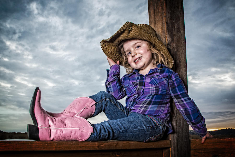 Boot Photograph - Pink Boots by Evan Jones